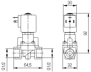 (2) Model B2 - DN10 PN50/80