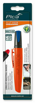 Pica Visor 990/41 Permanent Marker  - Navulbaar - Blauw / Blister