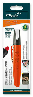Pica Visor 990/52 Permanent Marker  - Navulbaar - Wit / Blister
