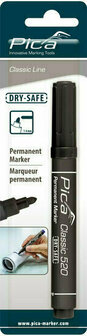 Pica 520/46 Permanent Marker -  Zwart - 1-4mm / Blister