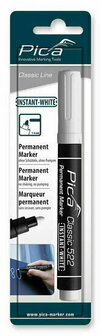 Pica Permanent marker 522/52 1-4 mm - Wit / Blister