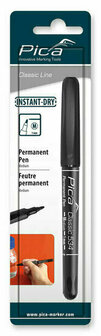 Pica 534/46 Classic Permanent Pen - Rond - Zwart - 1,0mm / Blister