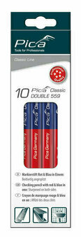 Pica 559 Dubbel potlood - rood/ blauw - 175 mm 10st
