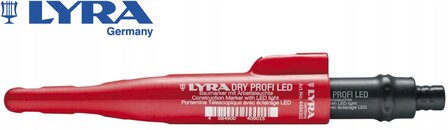 Lyra dry Profi Markeerpotlood met LED/ bouwmarker L4494302