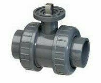 PVC kogelkraan 2-weg ISO-top