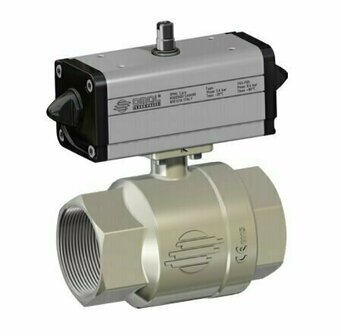 Omal Kogelkraan met DAN actuator D100 / 0-16 Bar