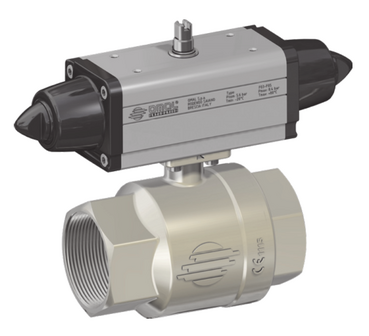 Omal Kogelkraan met SRN actuator SG101 / 0-64 Bar
