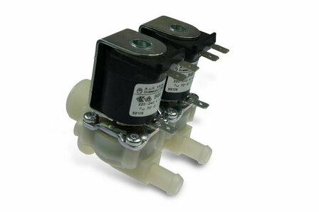 AuK M&uuml;ller Kunststof magneetventiel - 1.010.225 - Dubbel recht