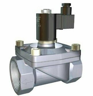 2476A7* - RVS gecombineerd gest. magneetventiel 1 1/4" 0-7/14bar N.C.