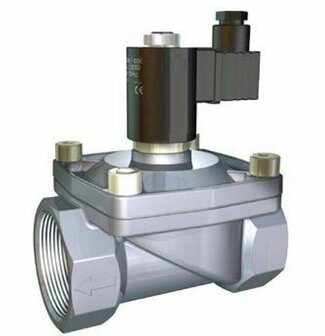 2476A9* - RVS gecombineerd gest. magneetventiel 2" 0-7/14bar N.C.