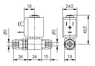(2) Model D20 - Mini ventiel