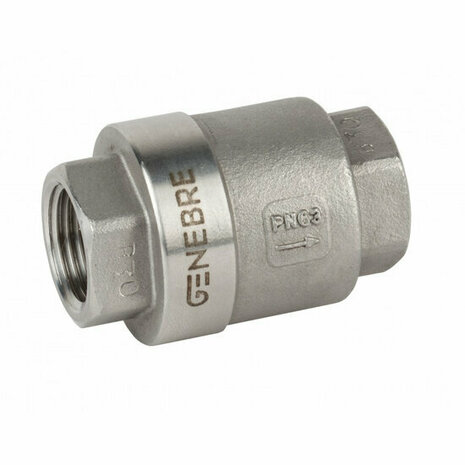 2416-03 - Terugslagklep / G3/8 - DN10 / PN63 / RVS316 - veer