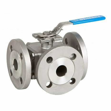 2540 - Kogelkraan PN16-40 / RVS 316 ISO flens