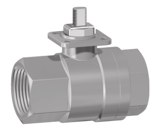Omal RVS kogelkraan L401 - RVS 2-weg / PN100 / Incl. Hendel / Gepolijst