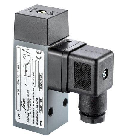 Drukschakelaar SW30 - 0161 / 250V / 200-600 Bar / aluminium