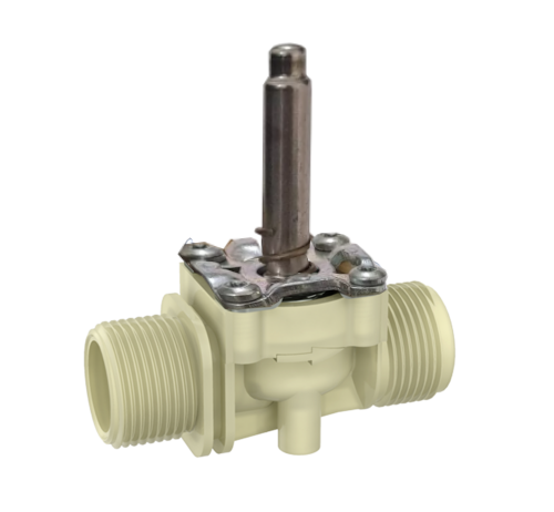 AuK Müller Kunststof magneetventiel - 01.010.126 3/4'' x 3/4" | ZONDER spoel