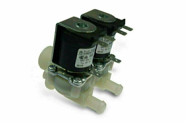 AuK M&uuml;ller plastic solenoid valve - double straight
