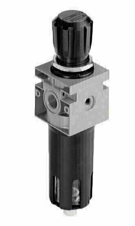 Filter regulator Newdeal G3/8" 20&micro;m 0-8 bar SAC - Metal Work