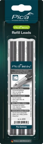 Pica 6030 BIG Dry Navulling grafiet / Blister
