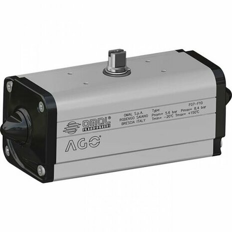 Omal AGO Speciale uitvoeringen DAN 60 ISO 5211 F05/F07 Dubbelwerkend (double acting) - DA actuator
