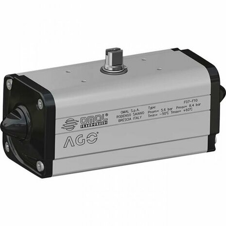 Omal AGO Speciale uitvoeringen DAN 30 ISO 5211 F03/F05 Dubbelwerkend (double acting) - DA actuator