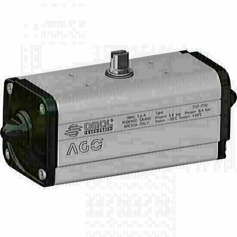 DAN0030551S - Omal AGO Speciale uitvoeringen DAN 30 ISO 5211 F03/F05 Dubbelwerkend (double acting) - DA actuator