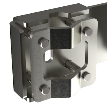 Eurotec LK-SL-A2-SET - LinKit-montageset voor aandrijvingen met stangjuk, DIN EN 60534-6-1 - productfoto 2