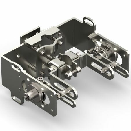 Eurotec LK-SL-MAXX-A2-SET - LinKit Maxx-montageset voor aandrijvingen met stangjuk, DIN EN 60534-6-1