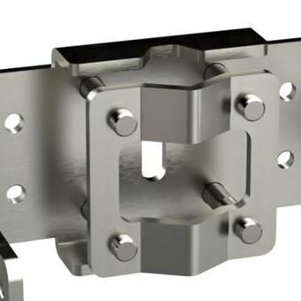 Eurotec LK-SL-MAXX-A2-SET - LinKit Maxx-montageset voor aandrijvingen met stangjuk, DIN EN 60534-6-1 - productfoto 2