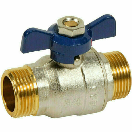 536006 - Messing Kogelkraan 536 1" MM BSP PN25 full bore vlindergreep