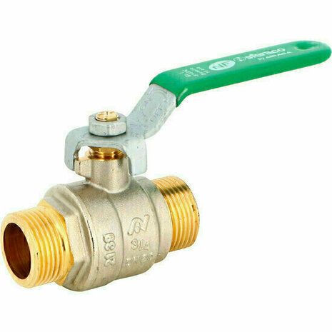 567008 - Messing Kogelkraan 567 1"1/2 MM full bore hendel