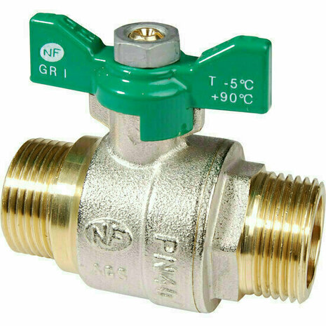 568003 - Messing Kogelkraan 568 3/8" MM full bore