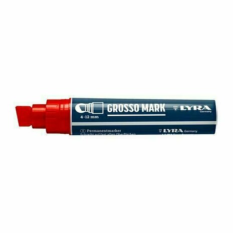 LYRA GROSSO Permanente marker | Rood