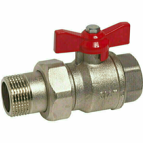 524007 - Messing Kogelkraan 524 1"1/4 MF BSP PN25