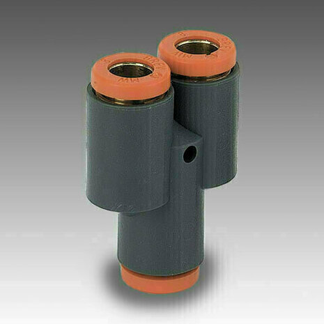 2023002 - Push-in koppeling R23 Y-KOPPELING 5 X 5 KUNSTSTOF RL23