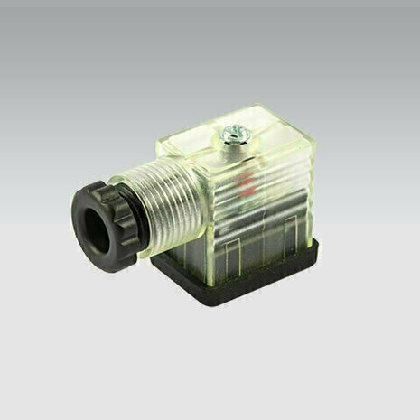 W0970510012 - Stekker DIN 43650-B STEKKER 22 LED INDICATIE 24V Serie 70 - 22 mm