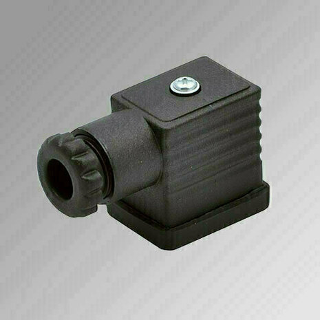 W0970510070 - Stekker DIN 43650-B STEKKER 22 STD ZWART - ATEX II 2 GD Serie 70 ATEX - 22 mm