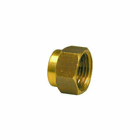 240G2612 - messing verloopsok 240G 1" binnendraad &times; 3/8" binnendraad