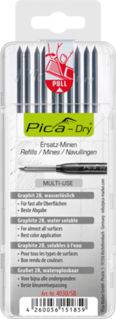 Pica 4030 Dry Navulling graphite, blister