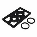 Eurotec DP - NAMUR-afstandplaat, PA6, 5 mm, voor spoelbreedte 30 mm