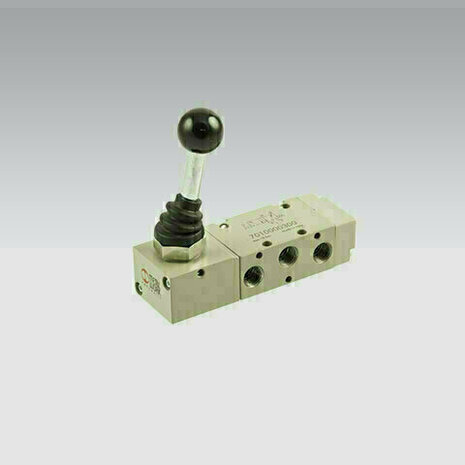 7020000400 - Ventiel Handmatig bediend VENTIEL 5/2-1/4'' HENDEL 90 BISTABIEL Serie 70 1/4''