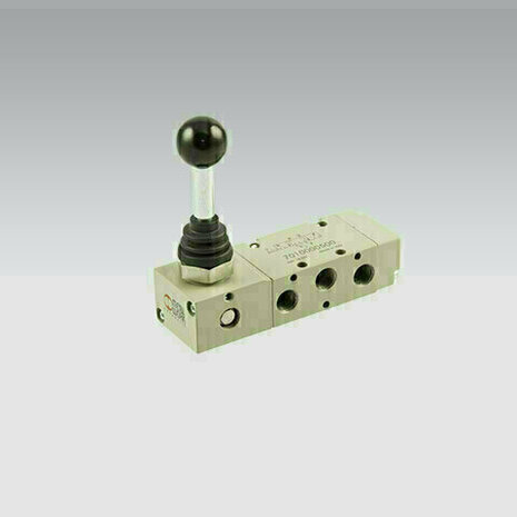 7020001100 - Ventiel Handmatig bediend VENTIEL 5/3-1/4'' HENDEL 90 PC MONOSTABIEL Serie 70 1/4''