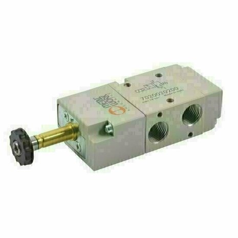 Valve Electric operated VALVE 3/2-1/8'' ELECTRIC NC MONOSTABLE AUXILIARY PILOT AIR Series 70 1/8'' - Metal Work
