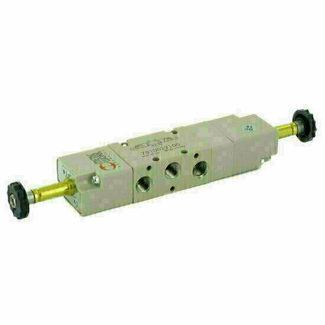 Valve Electric operated VALVE 5/3-1/4'' ELECTRIC CC MONOSTABLE AUXILIARY PILOT AIR Series 70 1/4'' - Metal Work