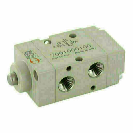 Mechanically operated valve VALVE 5/2-1/8'' PLUNGER SERVO MONOSTABLE Series 70 1/8'' - Metal Work