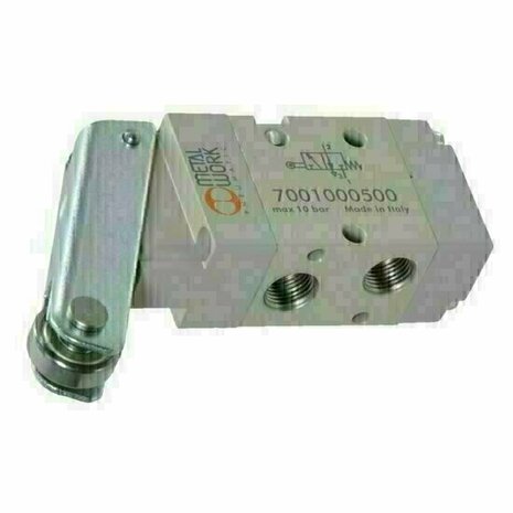 Mechanically operated valve VALVE 5/2-1/8'' CAM ROLLER PNEUMATIC MONOSTABLE Series 70 1/8'' - Metal Work