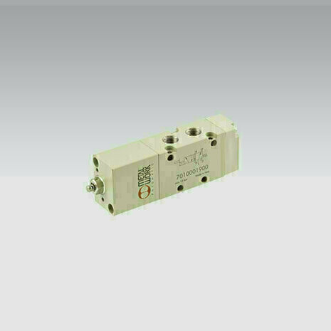 7010001900 - Ventiel Handmatig bediend VENTIEL 5/2-1/8'' STOTER BEDIEND MONOSTABIEL Serie 70 1/8''