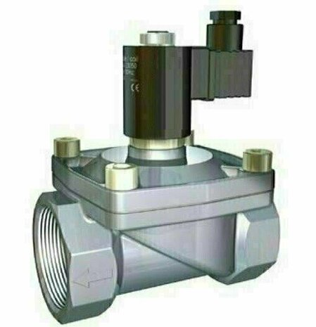 * - Stainless steel combined-action solenoid valve 1 1/2" 0-7/14bar N.C. - ADL