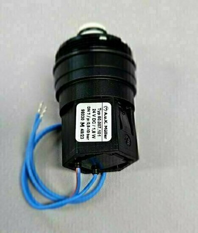 Monostable cartridge valve 50.007.101 - DN7 24VDC 1.8W - ID 98030 - AUK M&uuml;ller