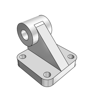 Counter hinge (GL) ISO 15552 - 32mm to 100mm - Metal Work